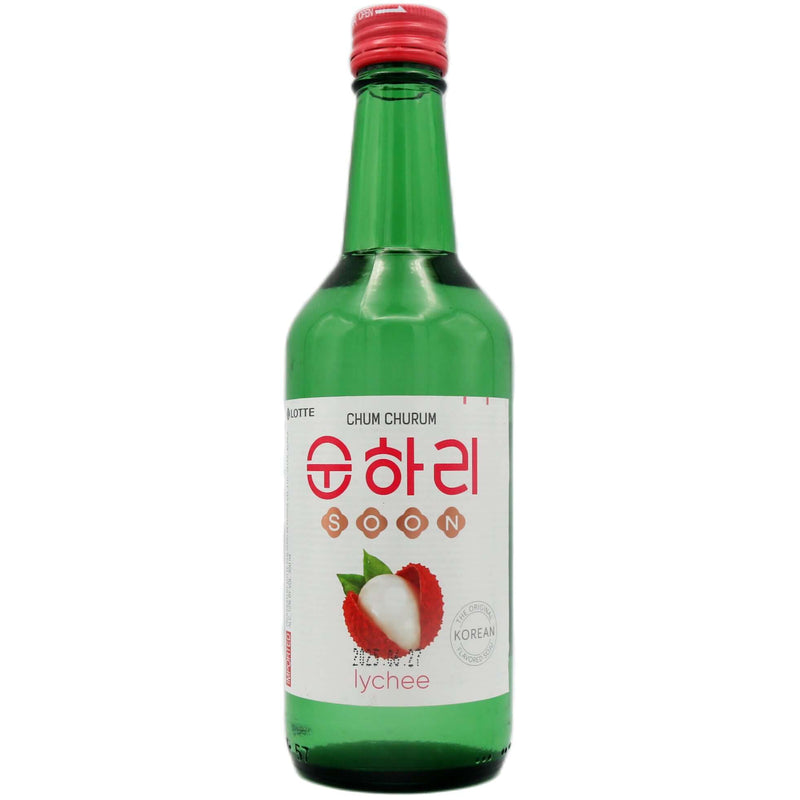 Lotte Chum Churum Lychee Flavoured Soju (Alc. 12% Vol.) 350ml - Tuk Tuk Mart