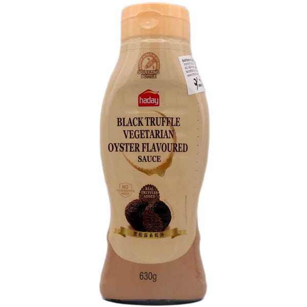 Haday Black Truffle Vegetarian Oyster Flavoured Sauce 海天黑松露素蠔油 630g - Tuk Tuk Mart