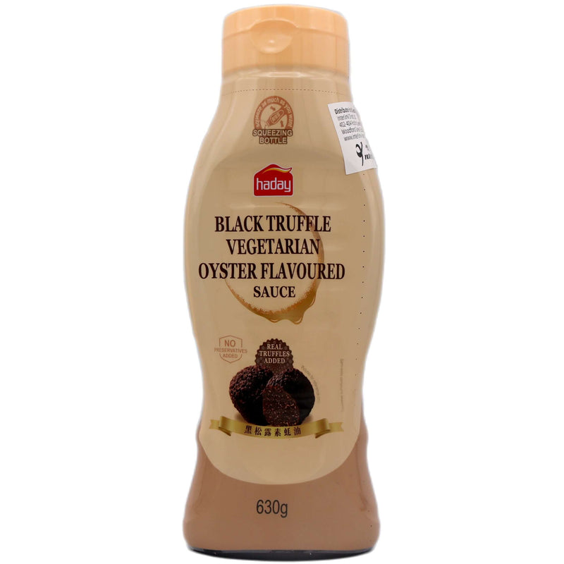 Haday Black Truffle Vegetarian Oyster Flavoured Sauce 海天黑松露素蠔油 630g - Tuk Tuk Mart