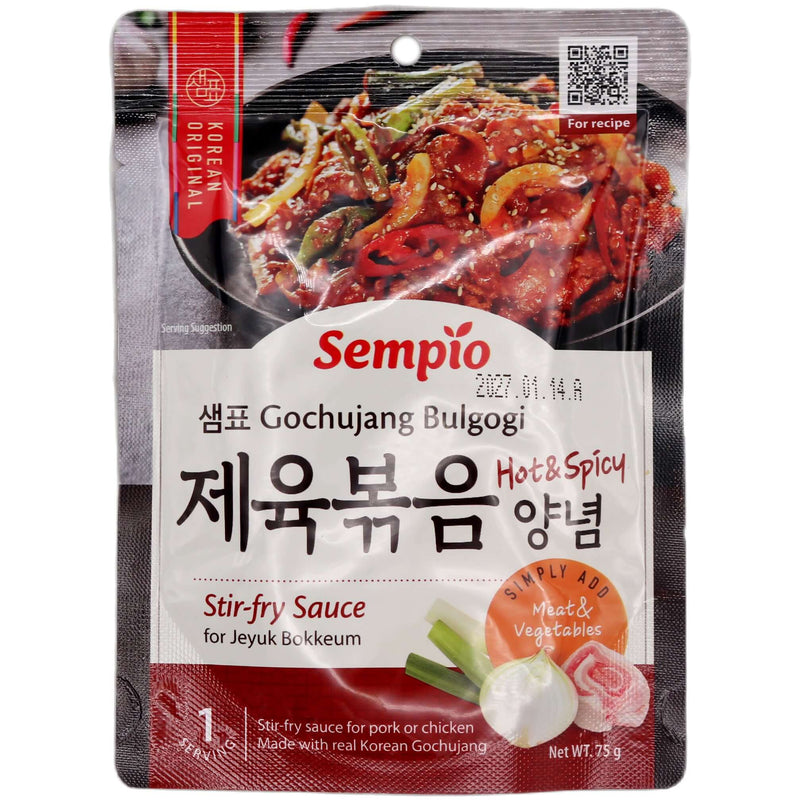 Sempio Gochujang Bulgogi Stir-Fry Sauce 75g - Tuk Tuk Mart