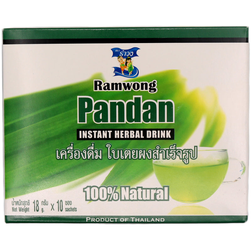 Ramwong Pandan Instant Herbal Drink - 180g (10x18g)