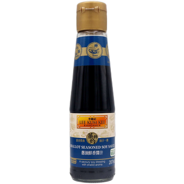 Lee Kum Kee Shallot Seasoned Soy Sauce 李錦記 蔥油鮮香醬汁 207ml - Tuk Tuk Mart