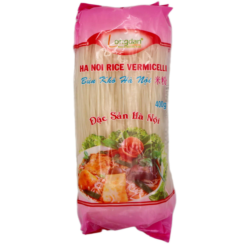 Longdan Ha Noi Rice Vermicelli (Size: 1.5mm) 400g - Tuk Tuk Mart