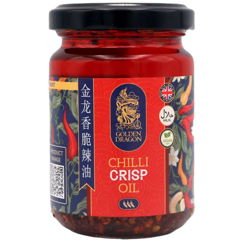Golden Dragon Chilli Crisp Oil 145g - Tuk Tuk Mart