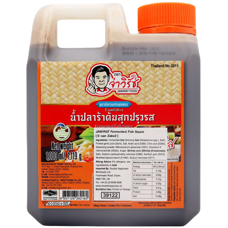 Jawirat Food Fermented Fish Sauce 1000ml/1119g - Tuk Tuk Mart
