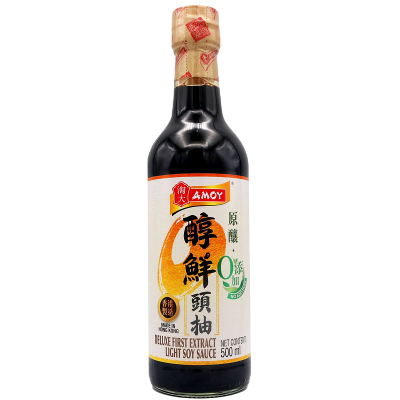 Amoy Deluxe First Extract Light Soy Sauce 淘大醇鮮頭抽 500ml - Tuk Tuk Mart