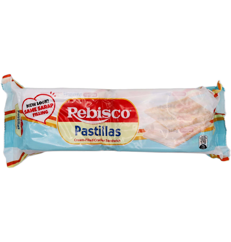 Rebisco Sandwich Biscuits with a Sweet Milk Candy (Pastillas) Flavour Filling (10g*32pks) 320g - Tuk Tuk Mart