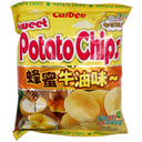 Calbee Potato Chips Honey & Butter Flavour 55g - Tuk Tuk Mart