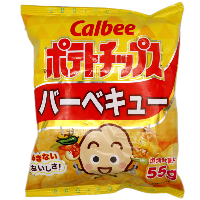Calbee Potato Chips BBQ Flavour 55g - Tuk Tuk Mart