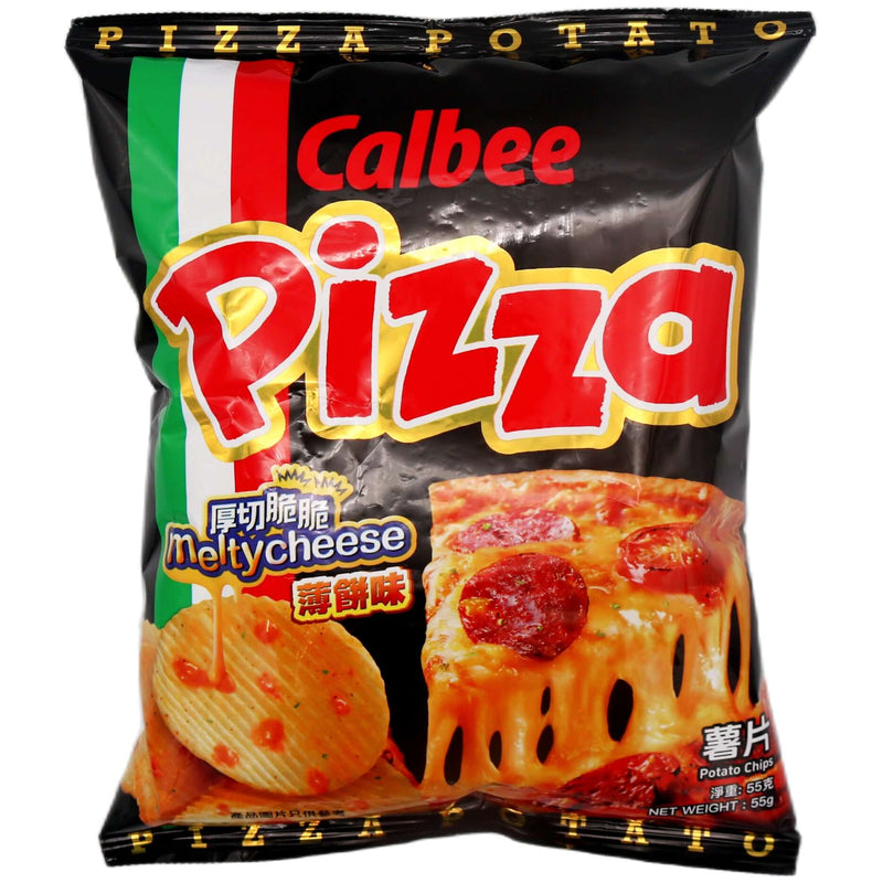 Calbee Potato Chips Pizza Flavour 55g - Tuk Tuk Mart