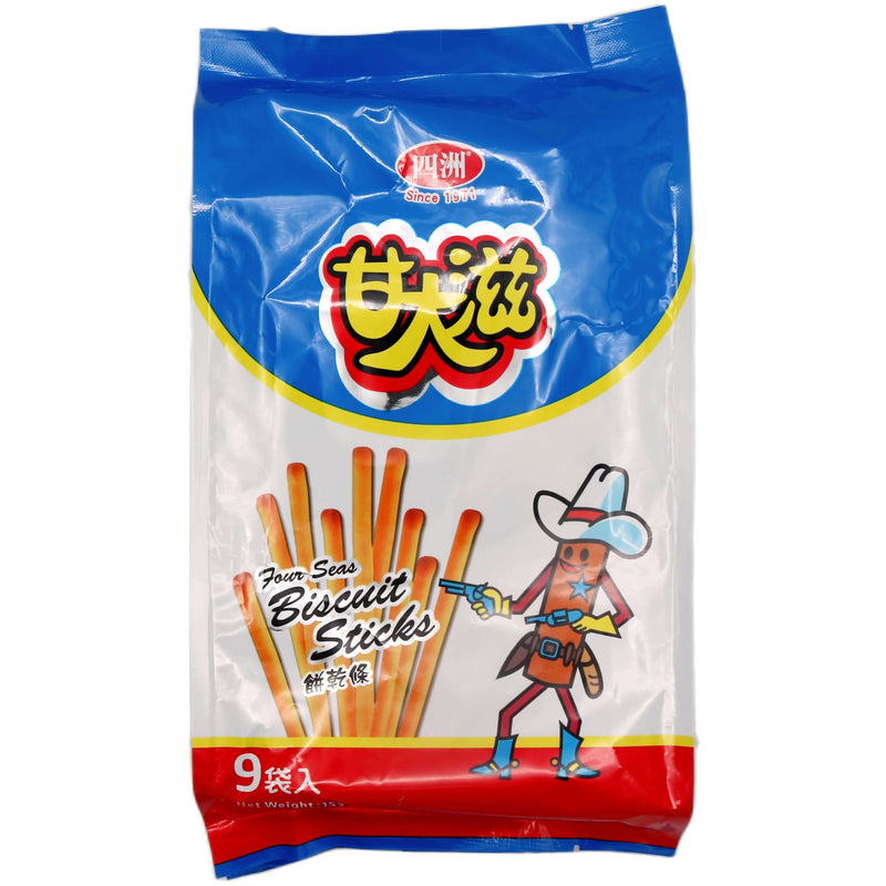 Four Seas Biscuit Sticks (Family Pack) (17g*9pks) 153g - Tuk Tuk Mart