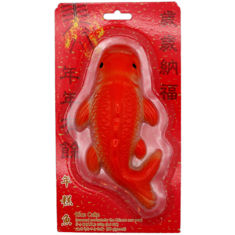 Beautiful Butterfly New Year Rice Cake Fish Shape 美蝶牌鯉魚年糕 250g - Tuk Tuk Mart