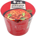 BX Instant Noodle Braised Beef Flavour (Bowl) 白象杯麵紅燒牛肉味 107g - Tuk Tuk Mart