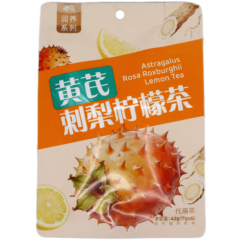 Kakoo Astragalus, Rosa Roxburghii and Lemon Tea Herbal Tea Bag (7g*6pcs) 42g - Tuk Tuk Mart