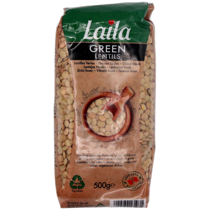 Laila Green Lentils 500g - Tuk Tuk Mart