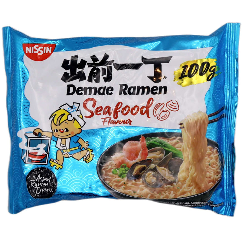 EU Nissin Demae Ramen Seafood Flavour 100g - Tuk Tuk Mart