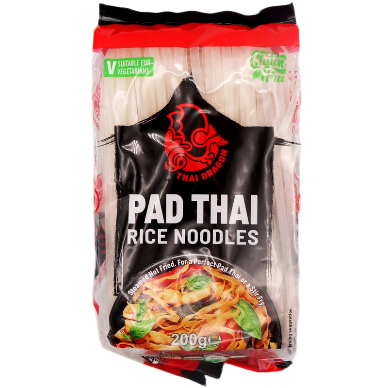 Thai Dragon Pad Thai Rice Noodles 200g - Tuk Tuk Mart