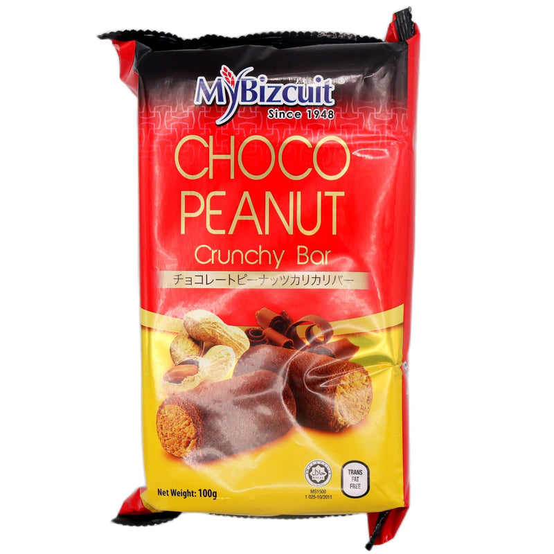My Bizcuit Choco Peanut Crunchy Bar 100g - Tuk Tuk Mart