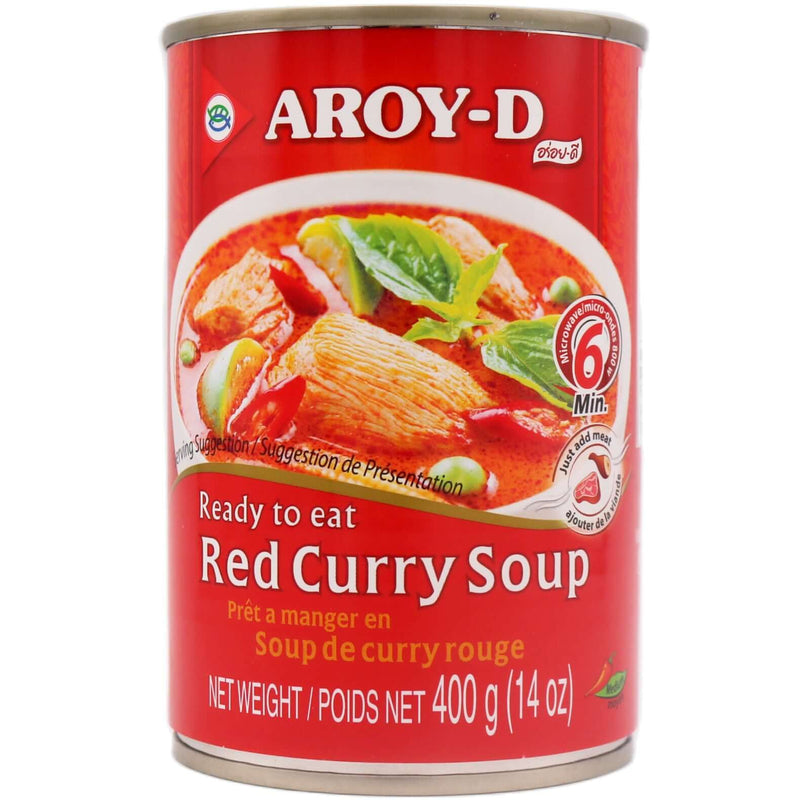 Aroy-D Ready To Eat Red Curry Soup 400g - Tuk Tuk Mart