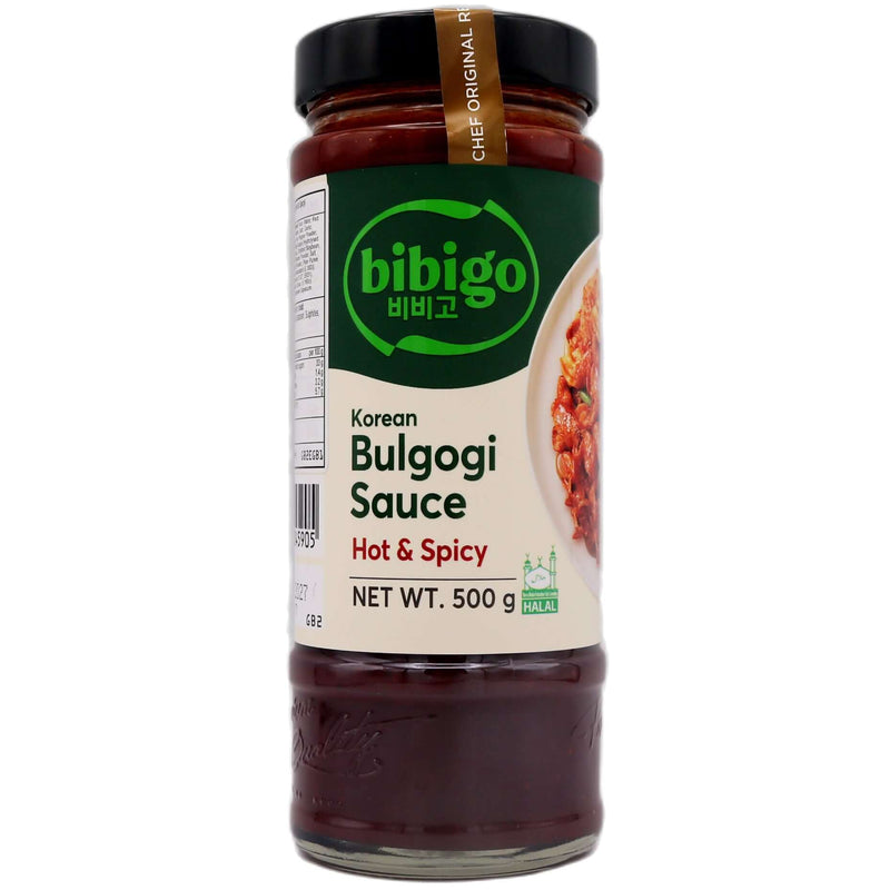 CJ Bibigo Korean Bulgogi Sauce Hot & Spicy 500g - Tuk Tuk Mart