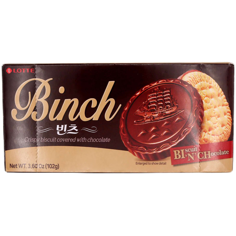 Lotte Binch Biscuit 'N' Chocolate 102g - Tuk Tuk Mart