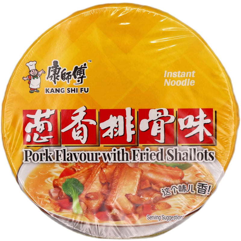 Master Kong Instant Bowl Noodle - Pork Flavour with Fried Shallots 108g - Tuk Tuk Mart