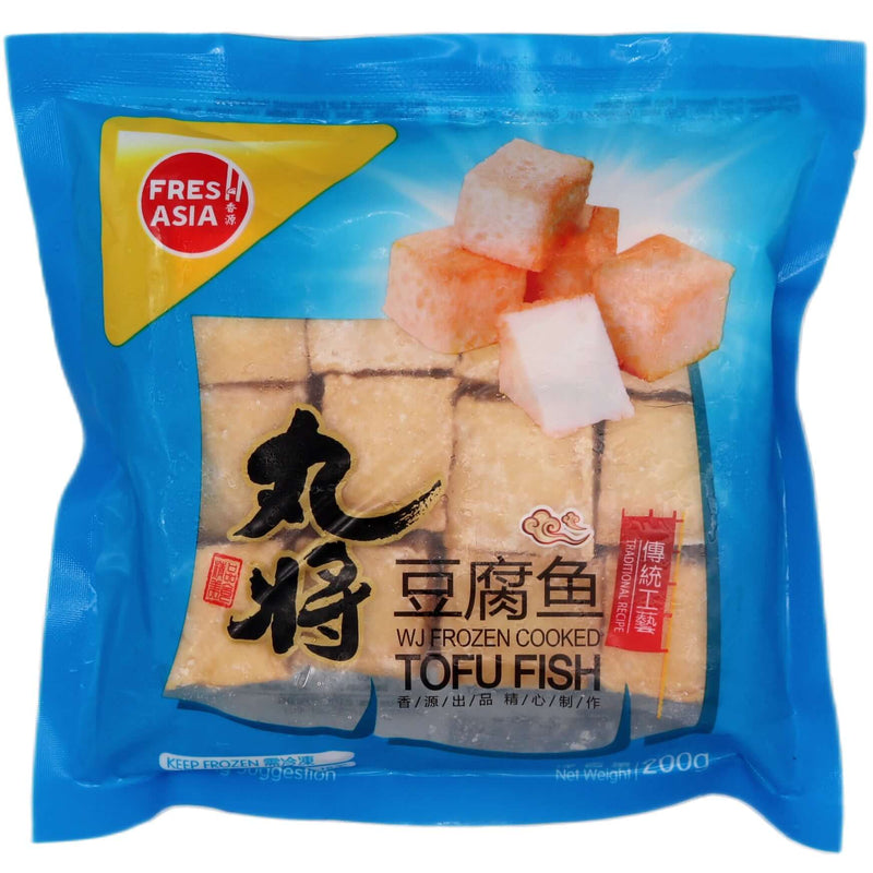 Fresh Asia WJ Frozen Cooked Tofu Fish 200g (Frozen) - Tuk Tuk Mart