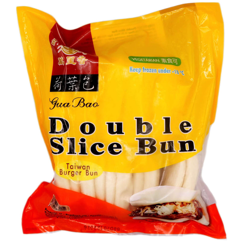 Mong Lee Shang Double Slice Bun (Taiwan Burger Bun) 500g (Frozen) - Tuk Tuk Mart