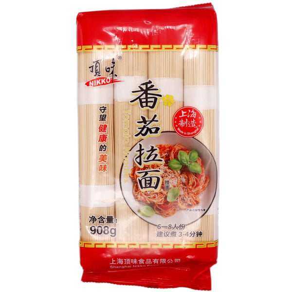 Nikko Tomato Noodles 項味番茄拉麵 908g - Tuk Tuk Mart