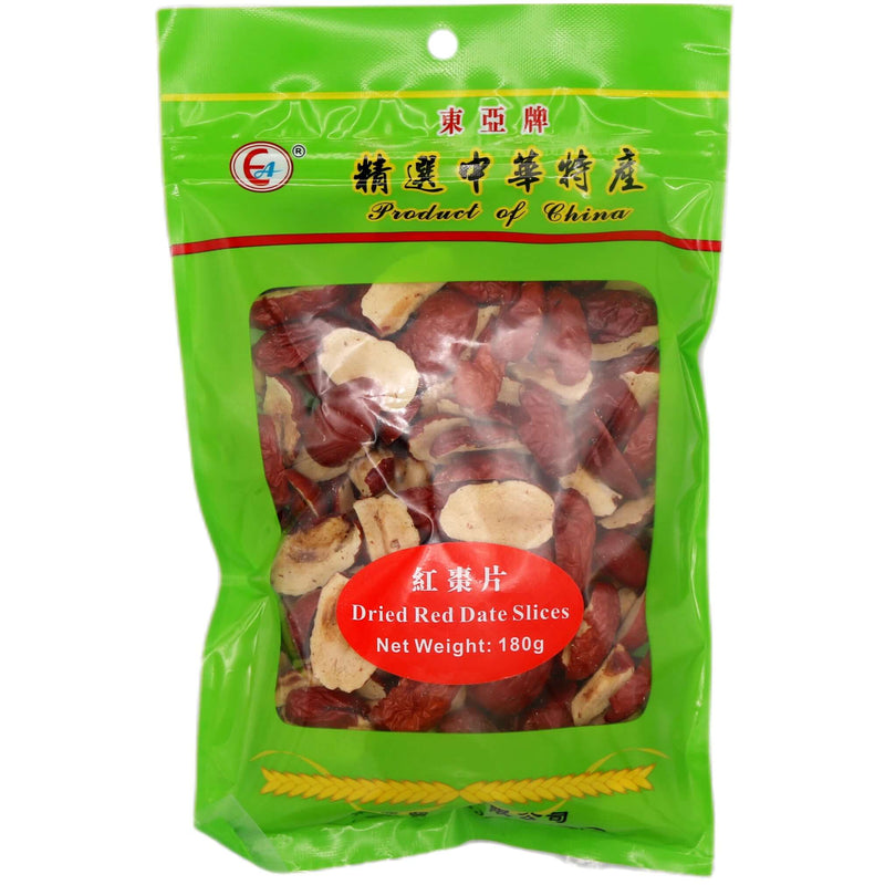 East Asia Brand Dried Red Date Slices 180g - Tuk Tuk Mart
