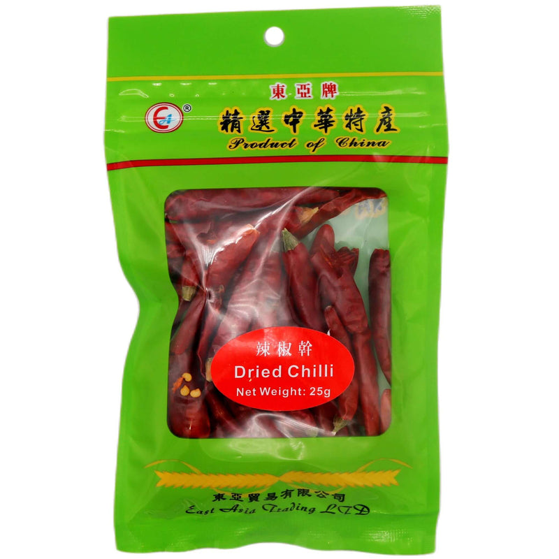 East Asia Brand Dried Chilli 25g - Tuk Tuk Mart