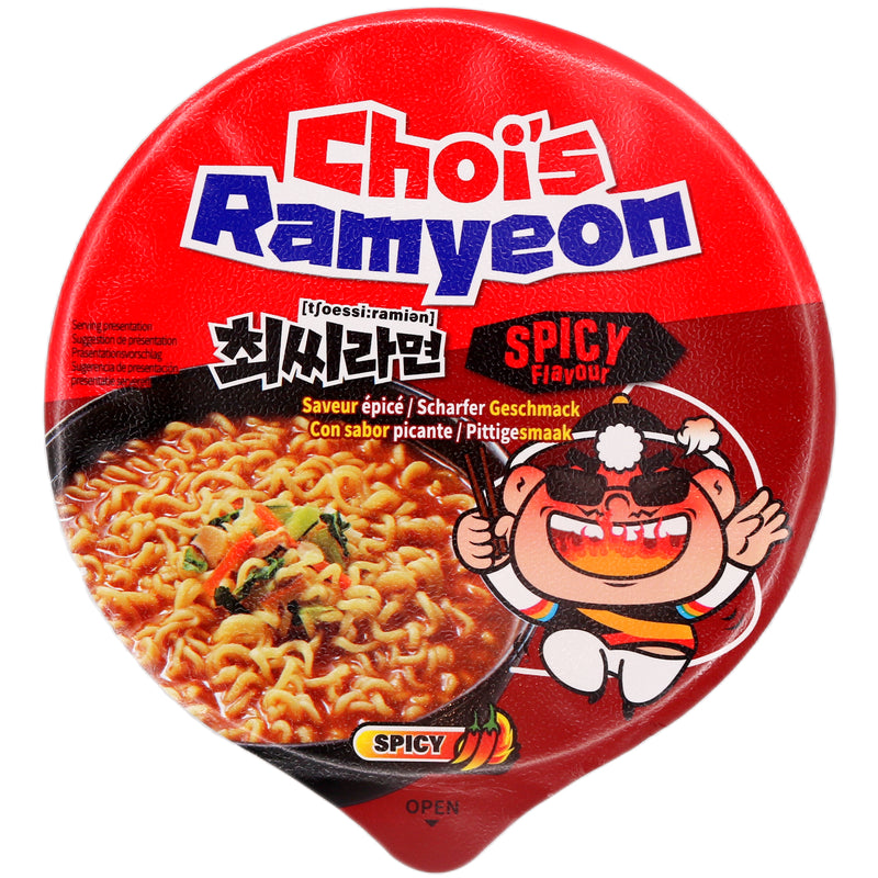 Sias Choi's Ramyeon Spicy Flavour (Spicy) (Bowl) 107g - Tuk Tuk Mart