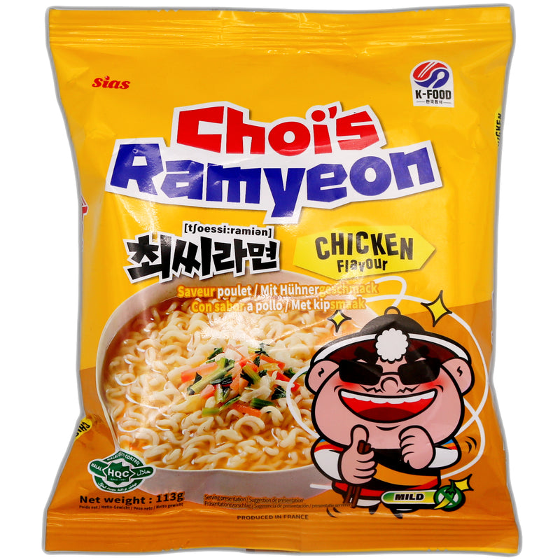 Sias Choi's Ramyeon Chicken Flavour (Mild) 113g - Tuk Tuk Mart