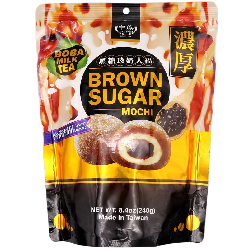 Royal Family Brown Sugar Bubble Milk Tea Mochi 240g - Tuk Tuk Mart