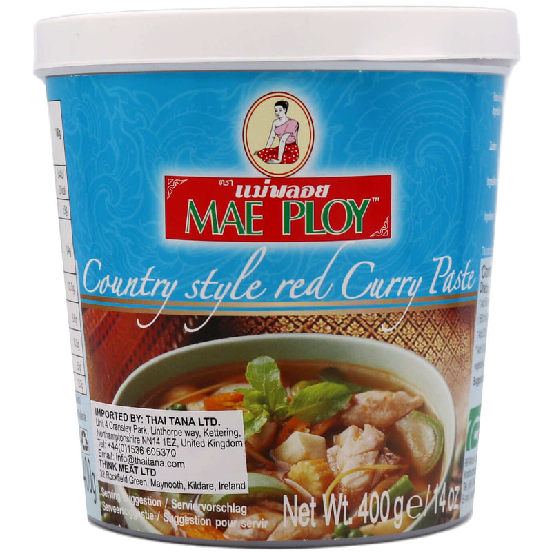 Mae Ploy Country Style Red Curry Paste 400g - Tuk Tuk Mart