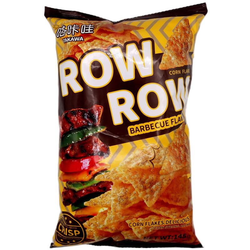 Takawa Row Row Corn Snack (Barbecue Flavour) 145g - Tuk Tuk Mart