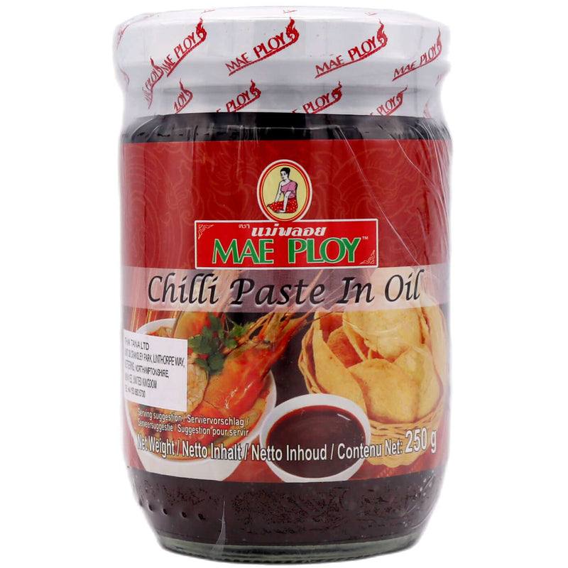 Mae Ploy Chilli Paste in Oil 250g - Tuk Tuk Mart