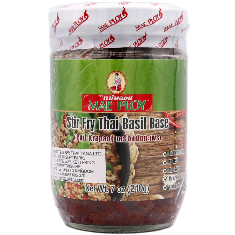 Mae Ploy Stir Fry Thai Basil Base 210g - Tuk Tuk Mart