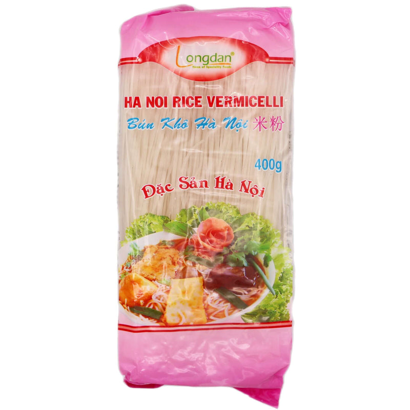 Longdan Ha Noi Rice Vermicelli (Size: 0.8mm) 400g - Tuk Tuk Mart