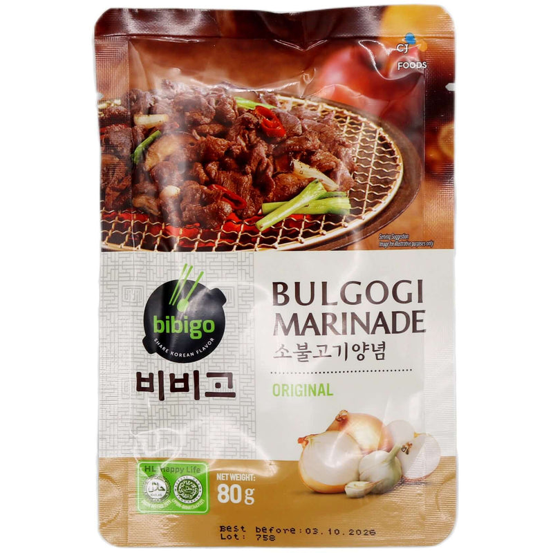 CJ Bibigo Bulgogi Marinade Original 80g - Tuk Tuk Mart