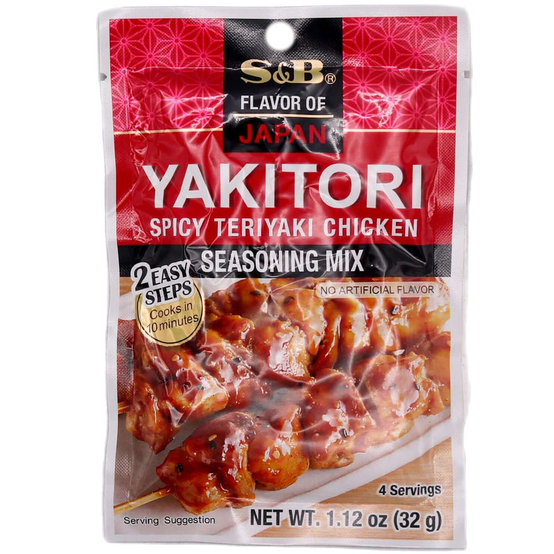 S&B Yakitori Spicy Teriyaki Chicken Seasoning Mix (4 servings) 32g - Tuk Tuk Mart