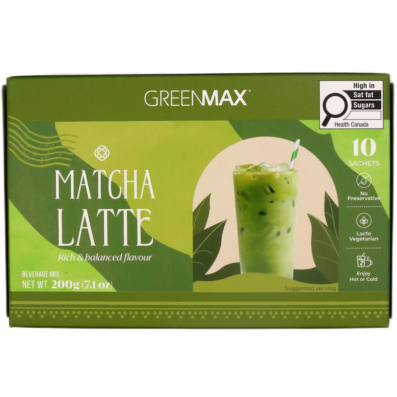 Greenmax Matcha Latte (20g*10pcs) 200g - Tuk Tuk Mart