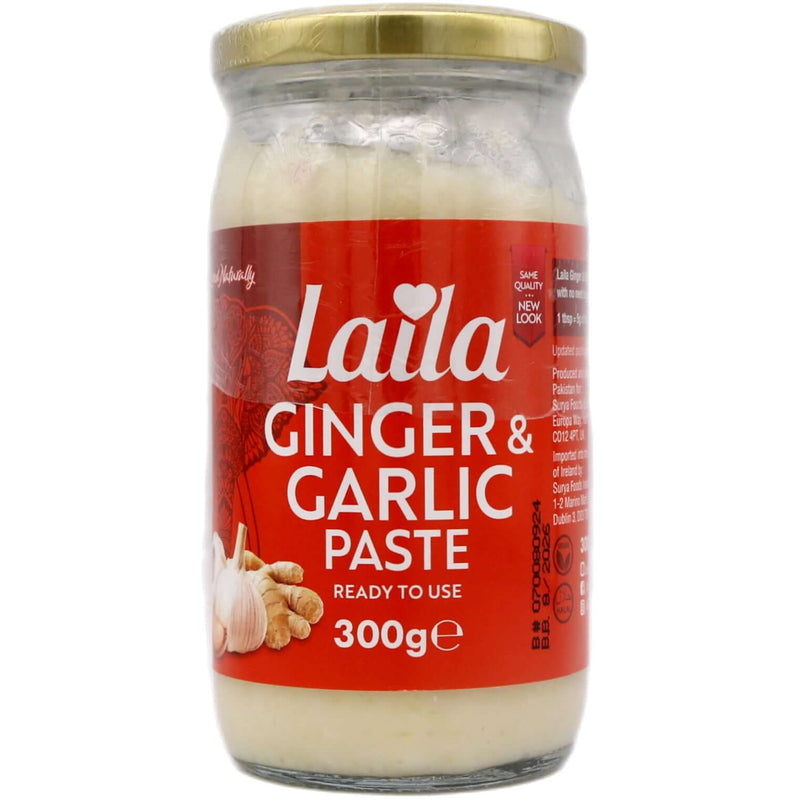Laila Ginger & Garlic Paste 300g - Tuk Tuk Mart