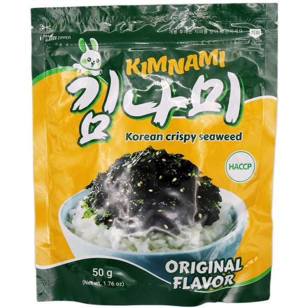 Kimnami Korean Crispy Seaweed Original Flavour 50g - Tuk Tuk Mart