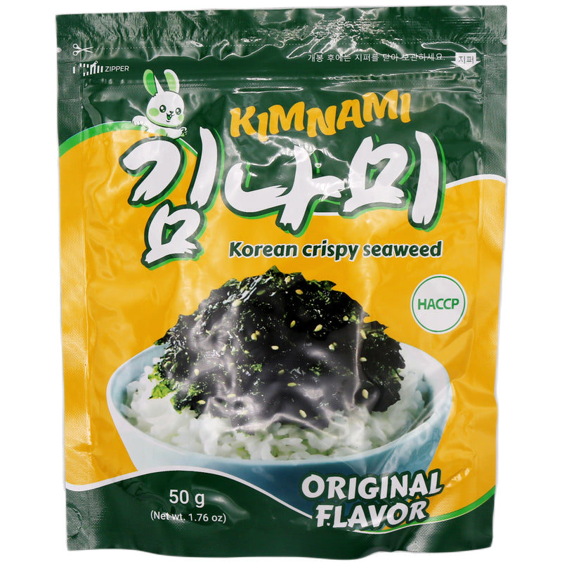 Kimnami Korean Crispy Seaweed Original Flavour 50g - Tuk Tuk Mart