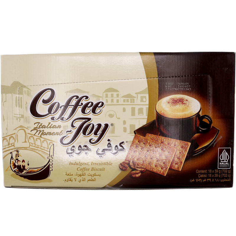 Mayora Coffee Joy Coffee Biscuit (39g*18pcs) 702g - Tuk Tuk Mart