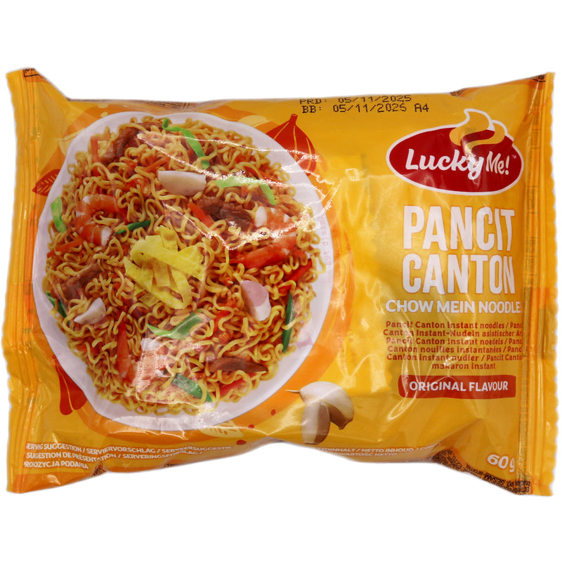 Lucky Me! Pancit Canton Chow Mein Noodles Original Flavour 60g - Tuk Tuk Mart