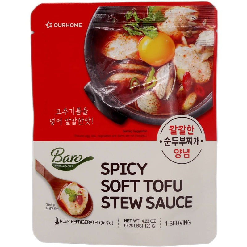 OurHome Spicy Soft Tofu Stew Sauce 120g - Tuk Tuk Mart