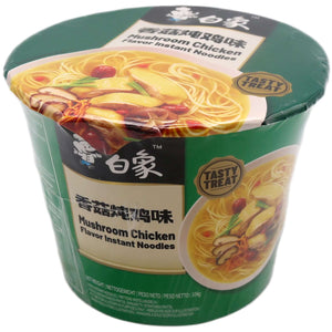 BX Instant Noodle Mushroom Chicken Flavour (Bowl) 白象杯麵香菇炖雞味 104g - Tuk Tuk Mart