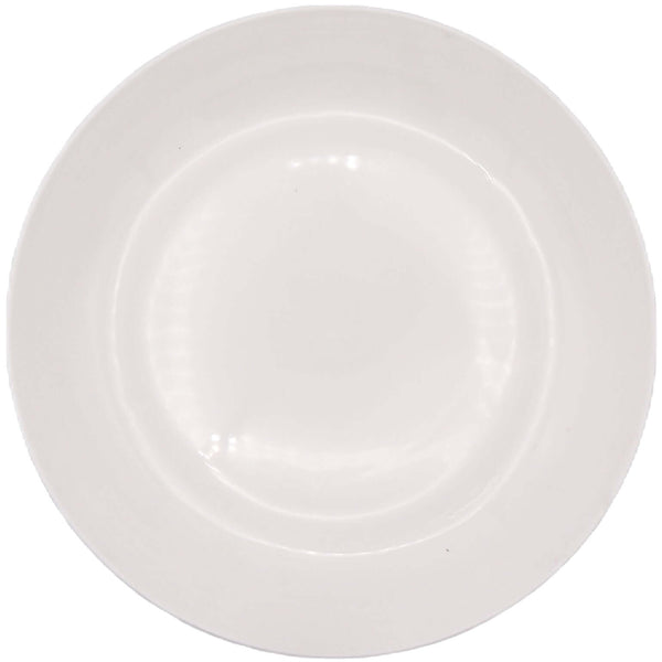 Japan World Ltd White Plate (~7.5inch) - Tuk Tuk Mart